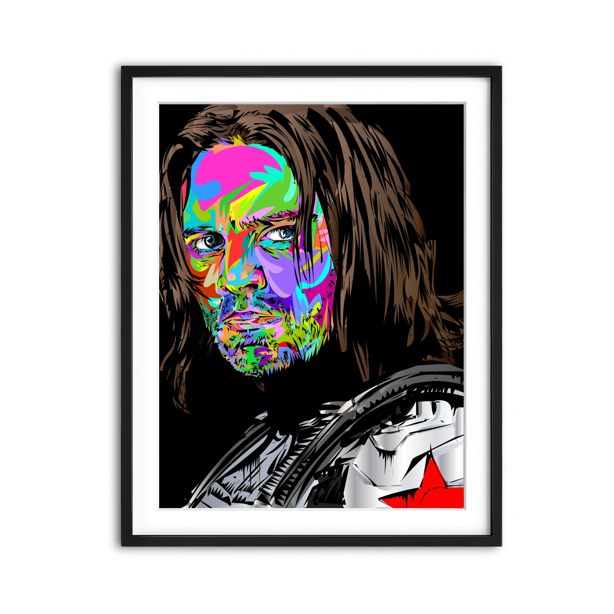 Framed Print 3x4 Black