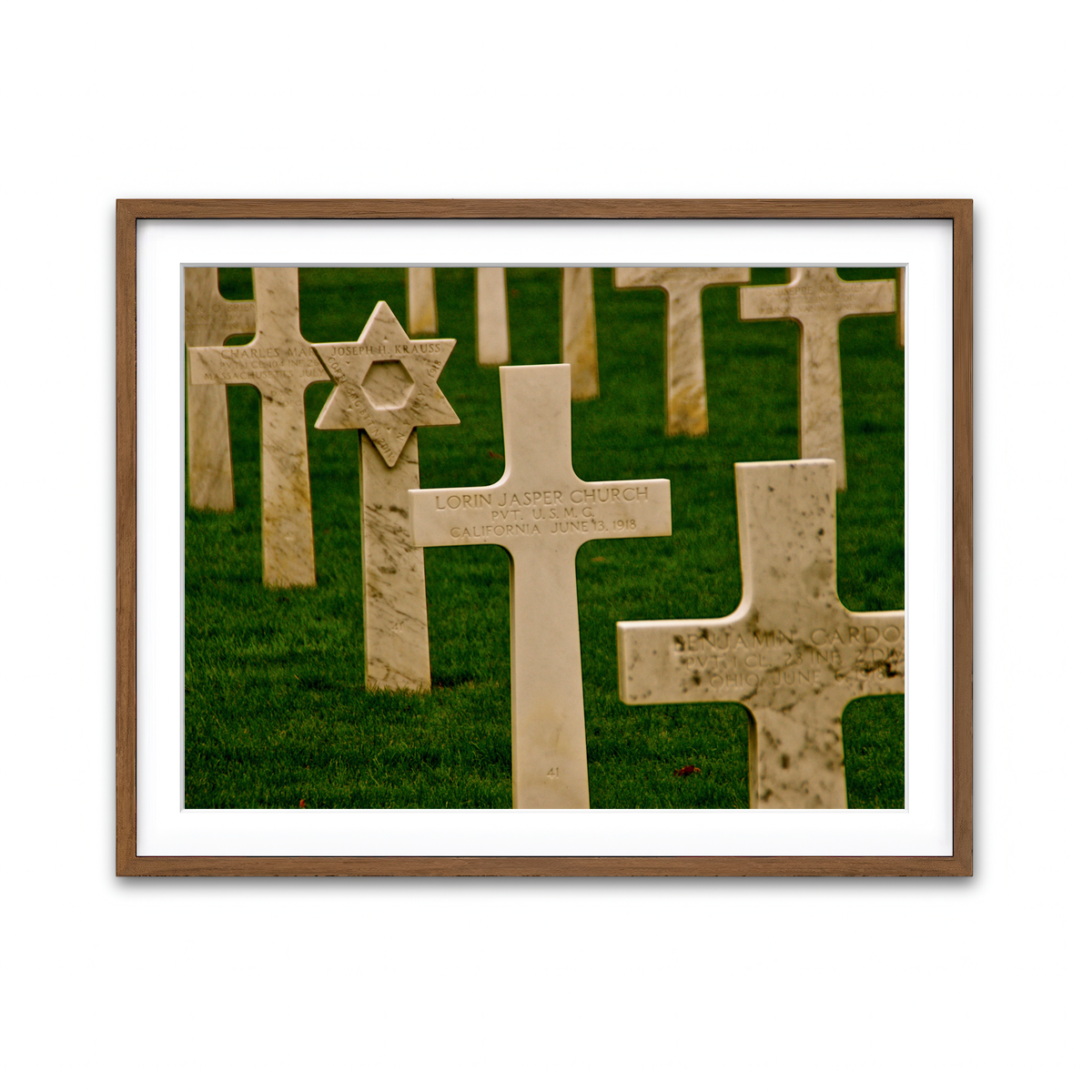 Framed Print 4x3 Walnut