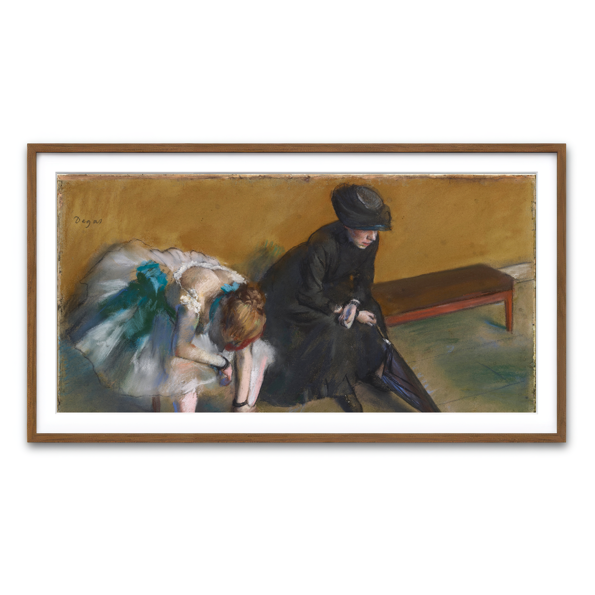 Framed Print 2x1 Walnut