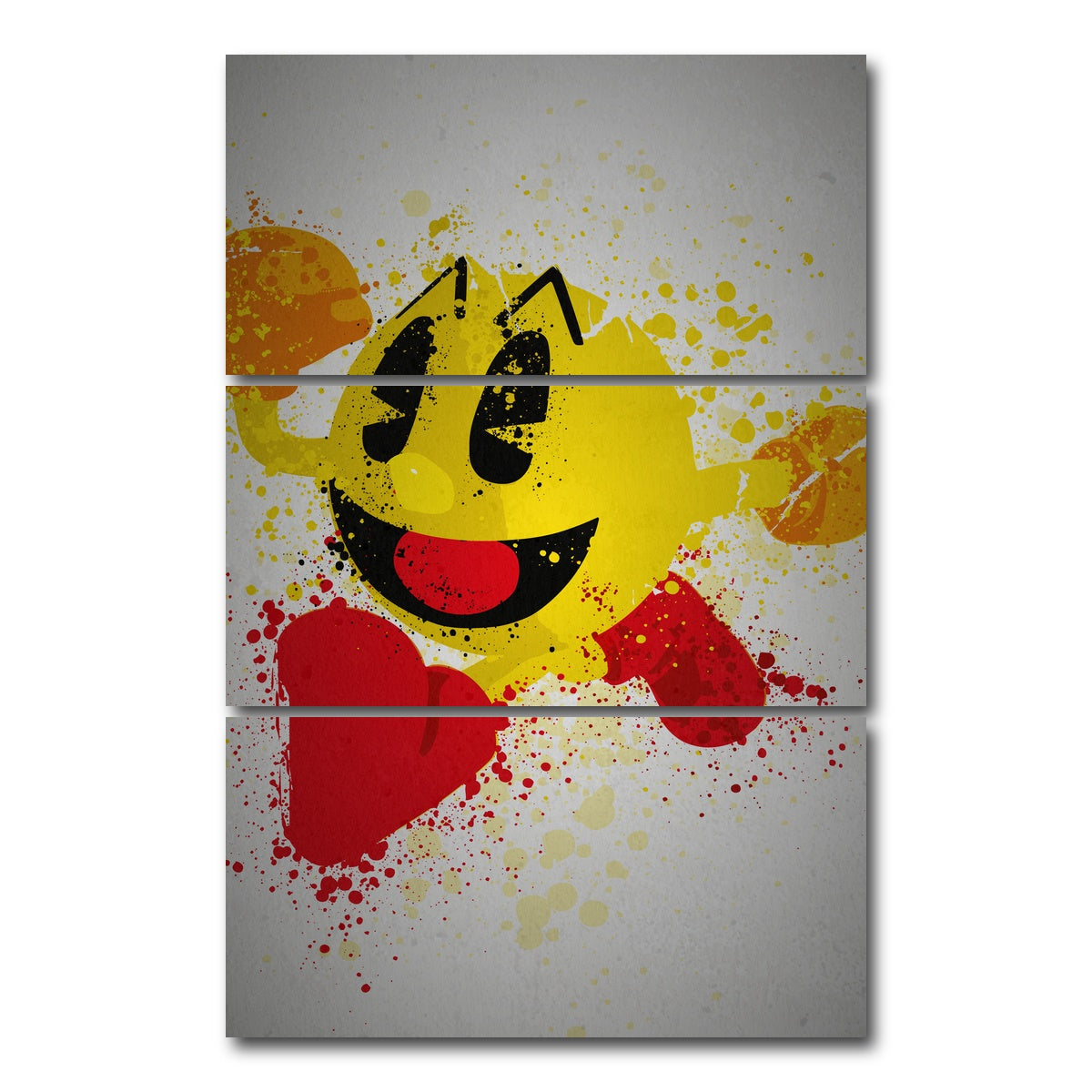 AUTO-MOCKUP WHITE | Waka Waka | 3 Piece | Gallery Wrap Canvas | group=12x24_stacked