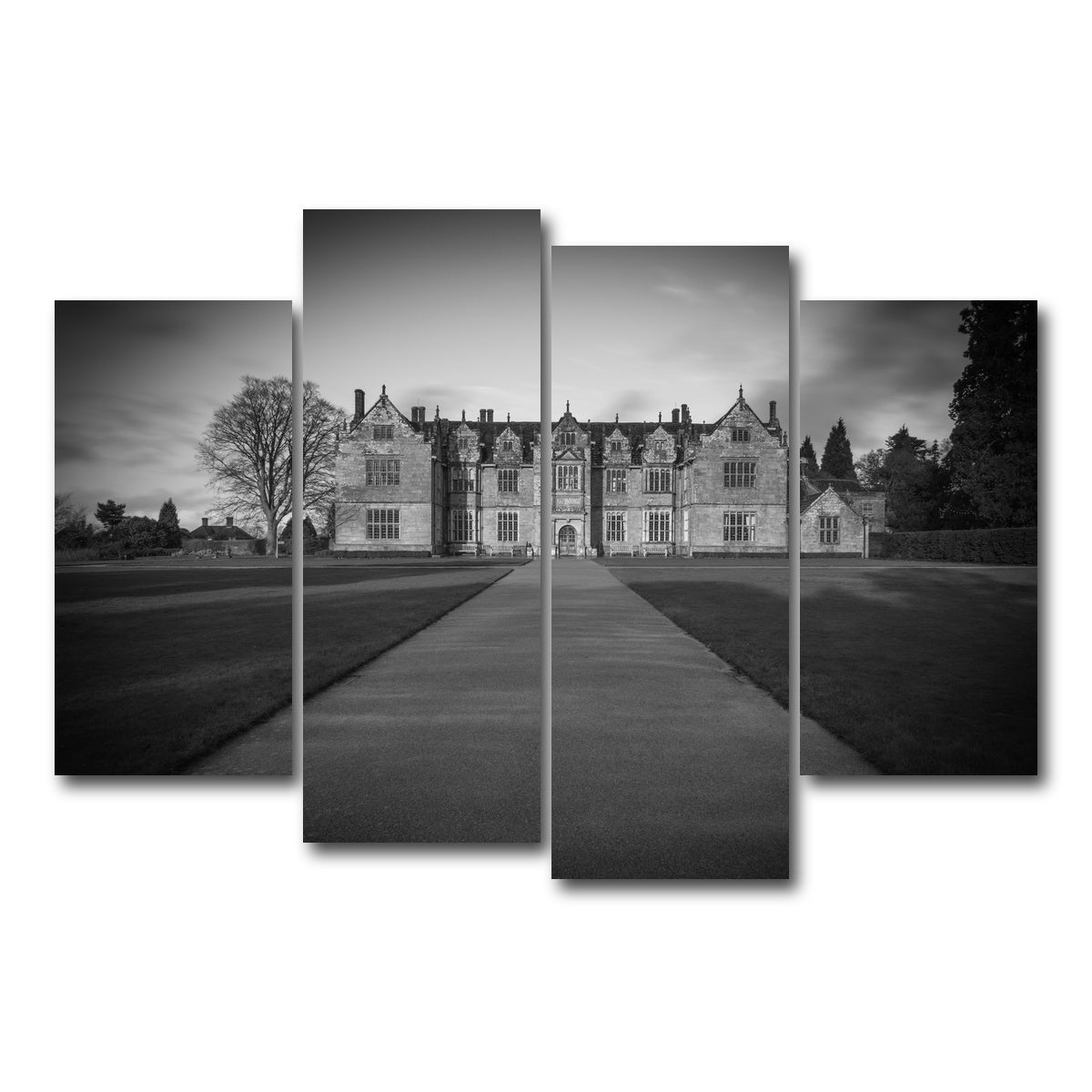 AUTO-MOCKUP WHITE | Wakehurst Place | 4 Piece | Gallery Wrap Canvas | group=4_short