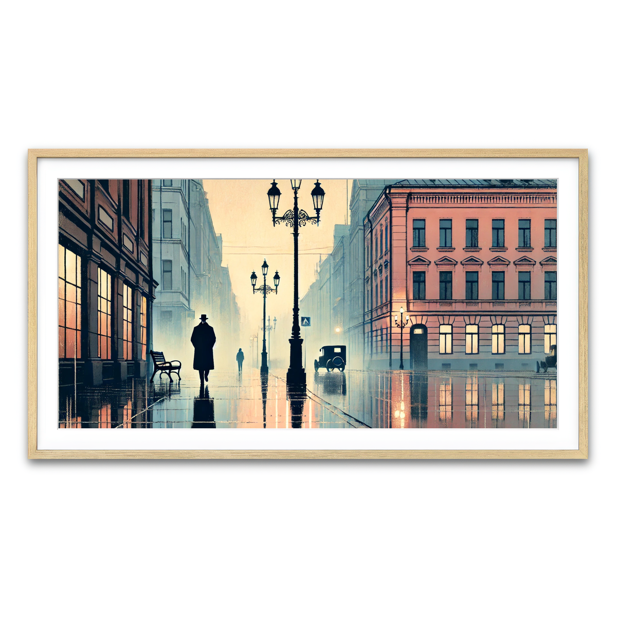 Framed Print 2x1 Natural