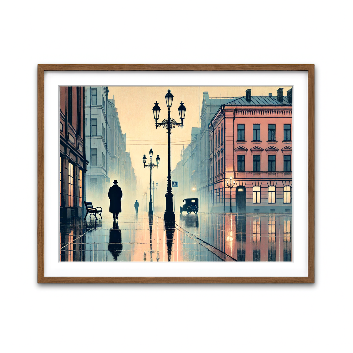 Framed Print 4x3 Walnut