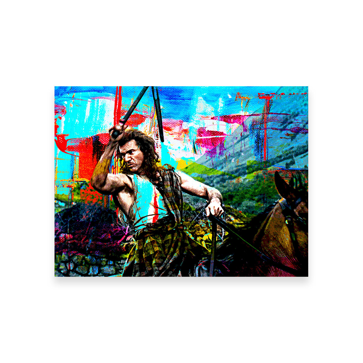 Wallace Nunchuk Wall Art