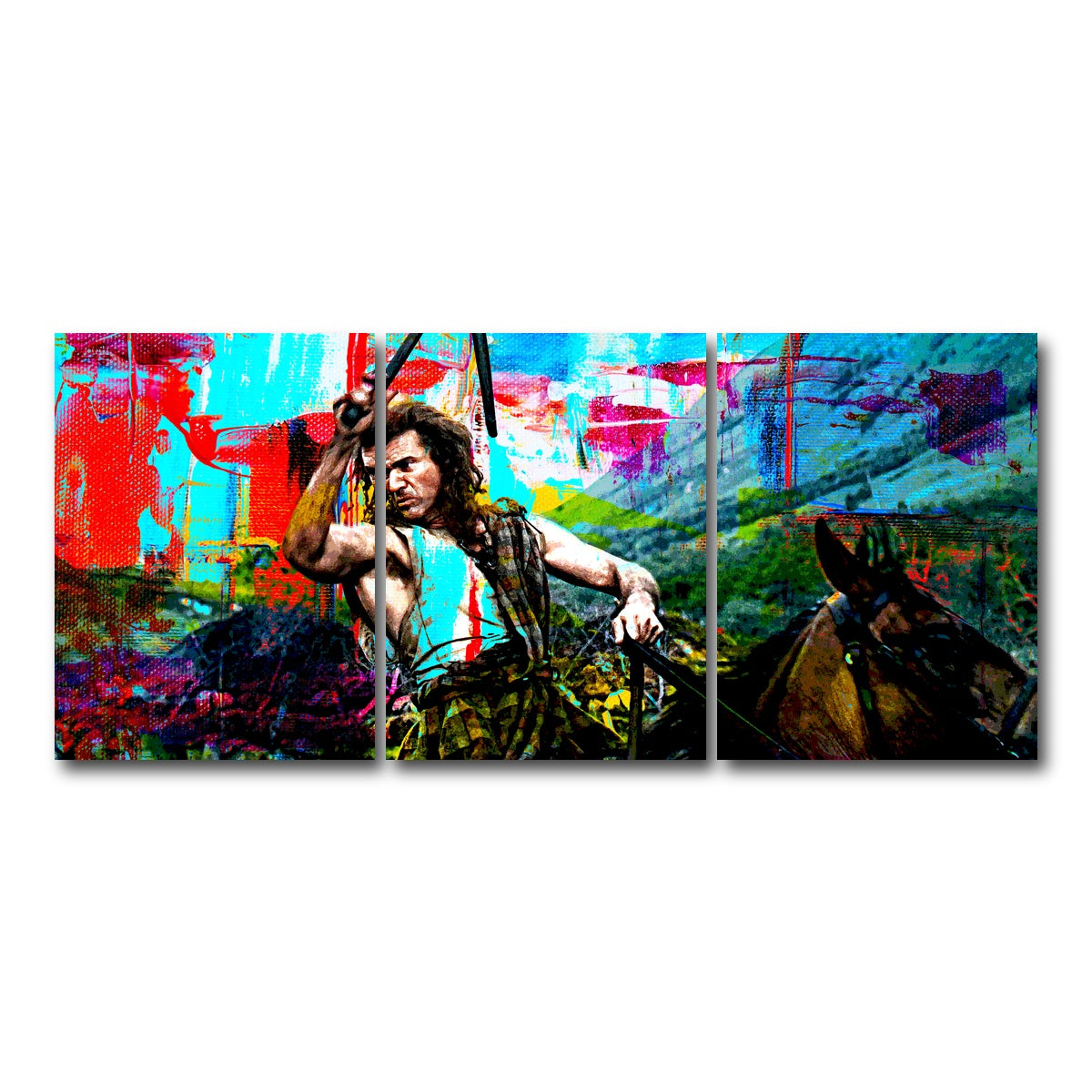 AUTO-MOCKUP WHITE | Wallace Nunchuk | 3 Piece | Gallery Wrap Canvas | group=18x24