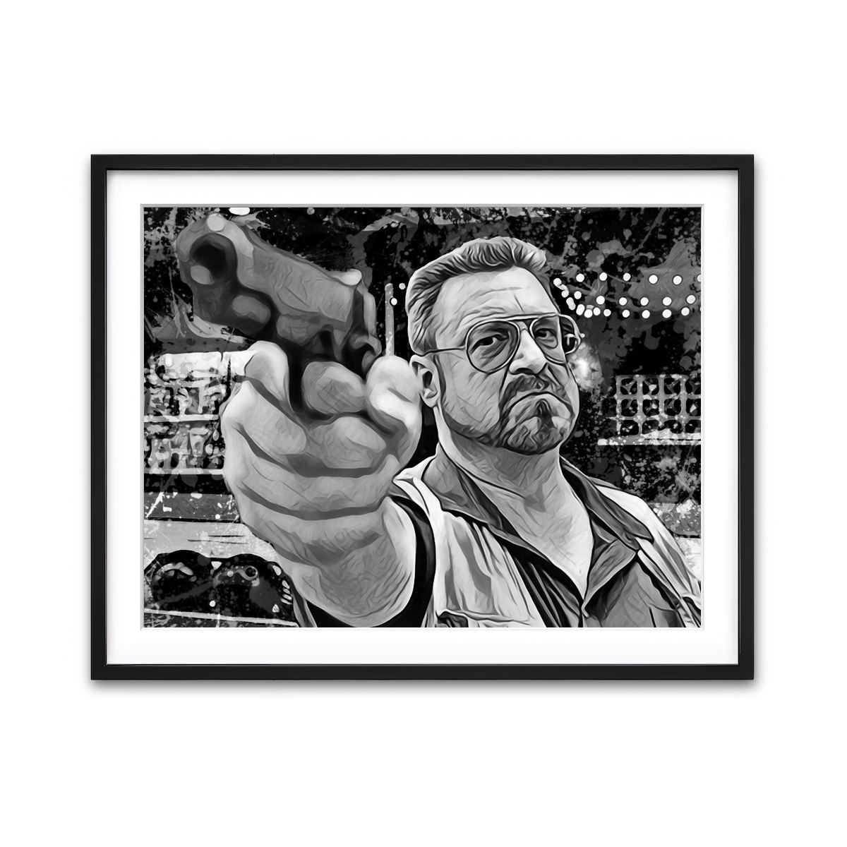 Framed Print 4x3 Black