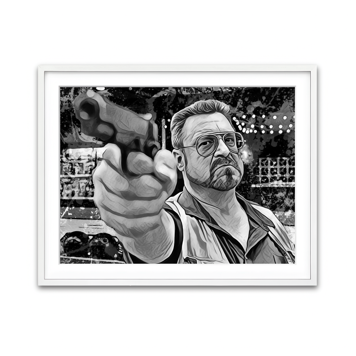 Framed Print 4x3 White