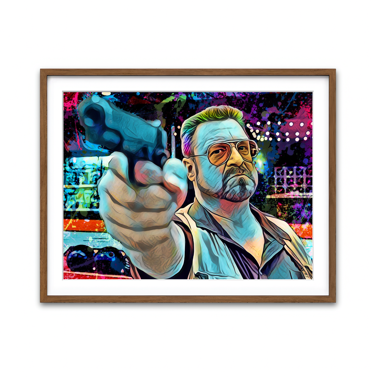 Framed Print 4x3 Walnut