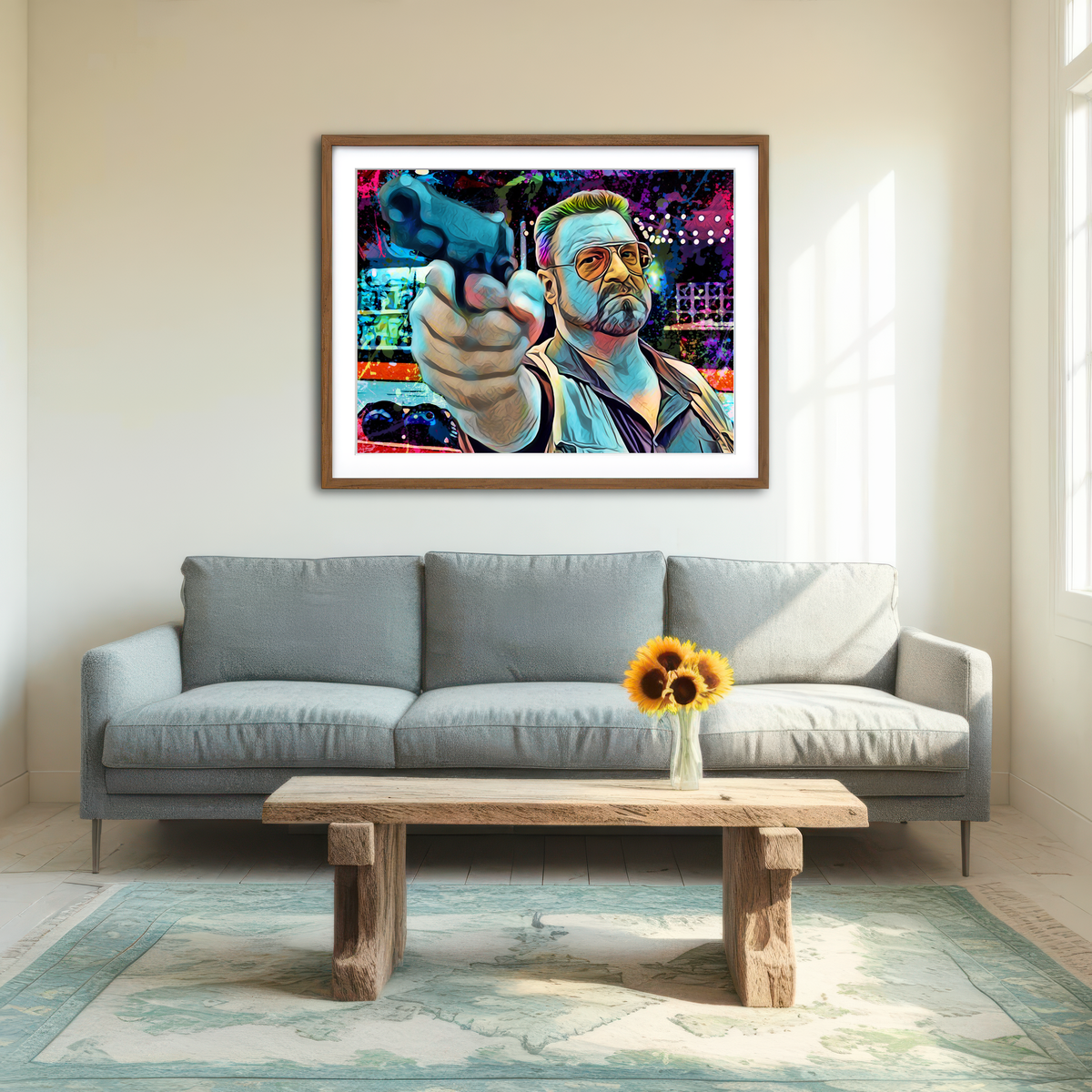 AUTO-MOCKUP ROOM | Walter Sobchak Wall Art