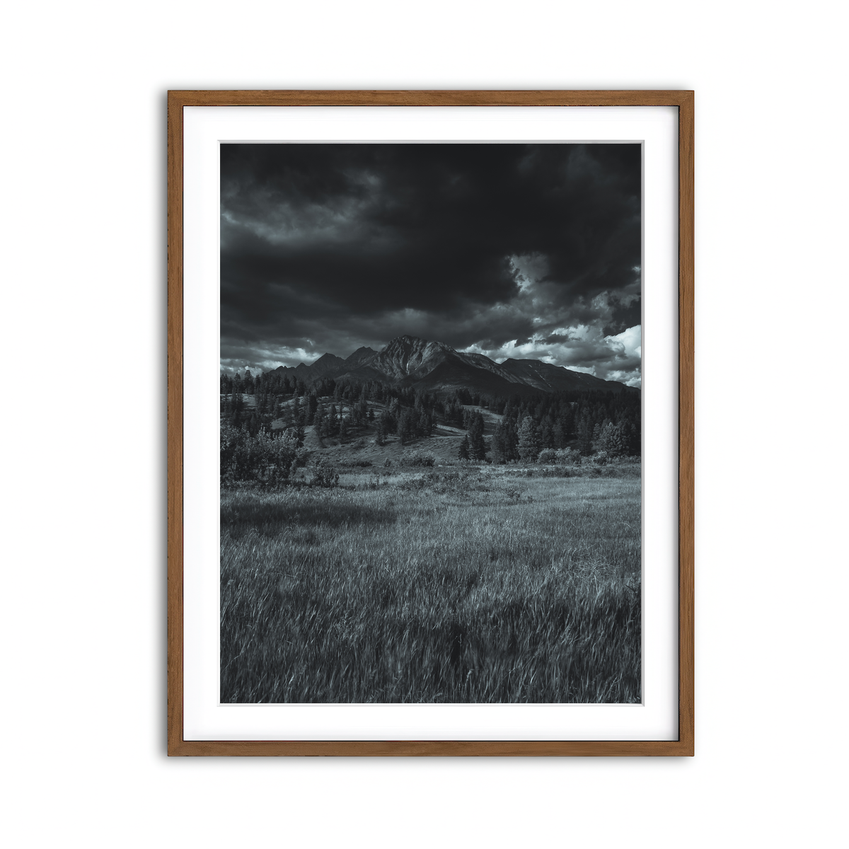Framed Print 3x4 Walnut
