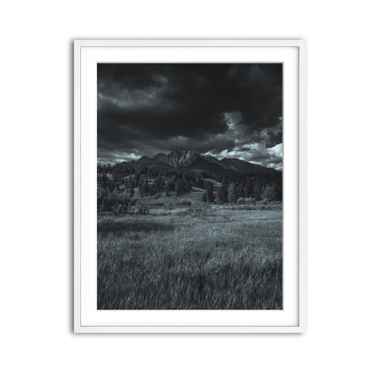 Framed Print 3x4 White