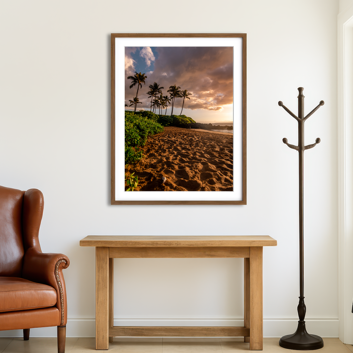 AUTO-MOCKUP ROOM | Warm Beach Wall Art