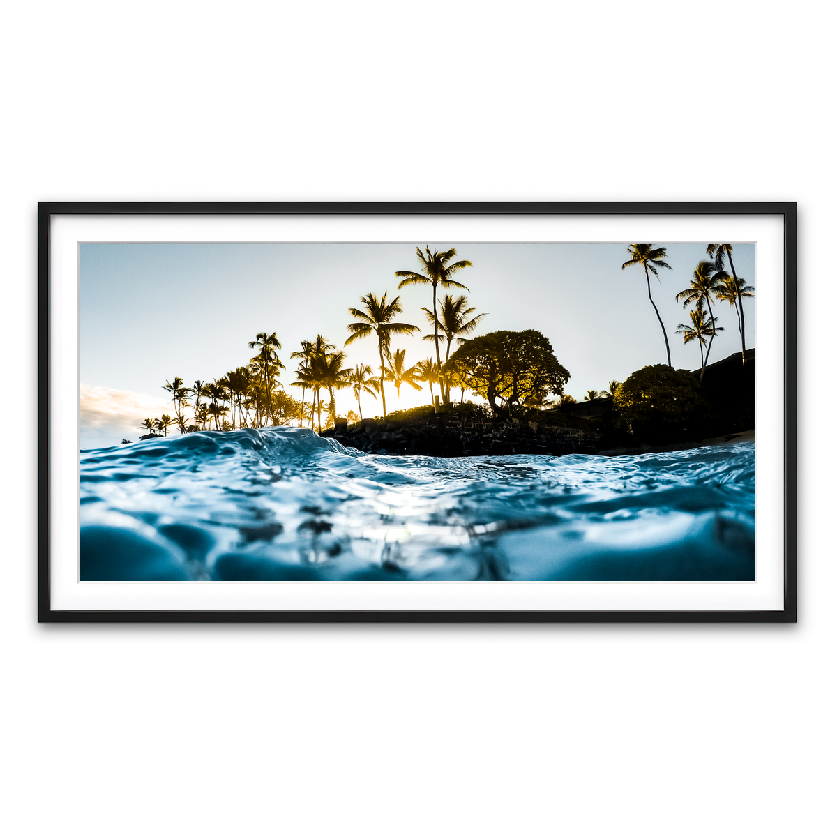 Framed Print 2x1 Black