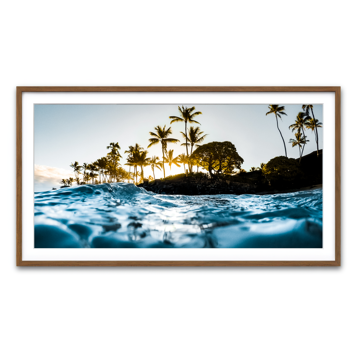 Framed Print 2x1 Walnut