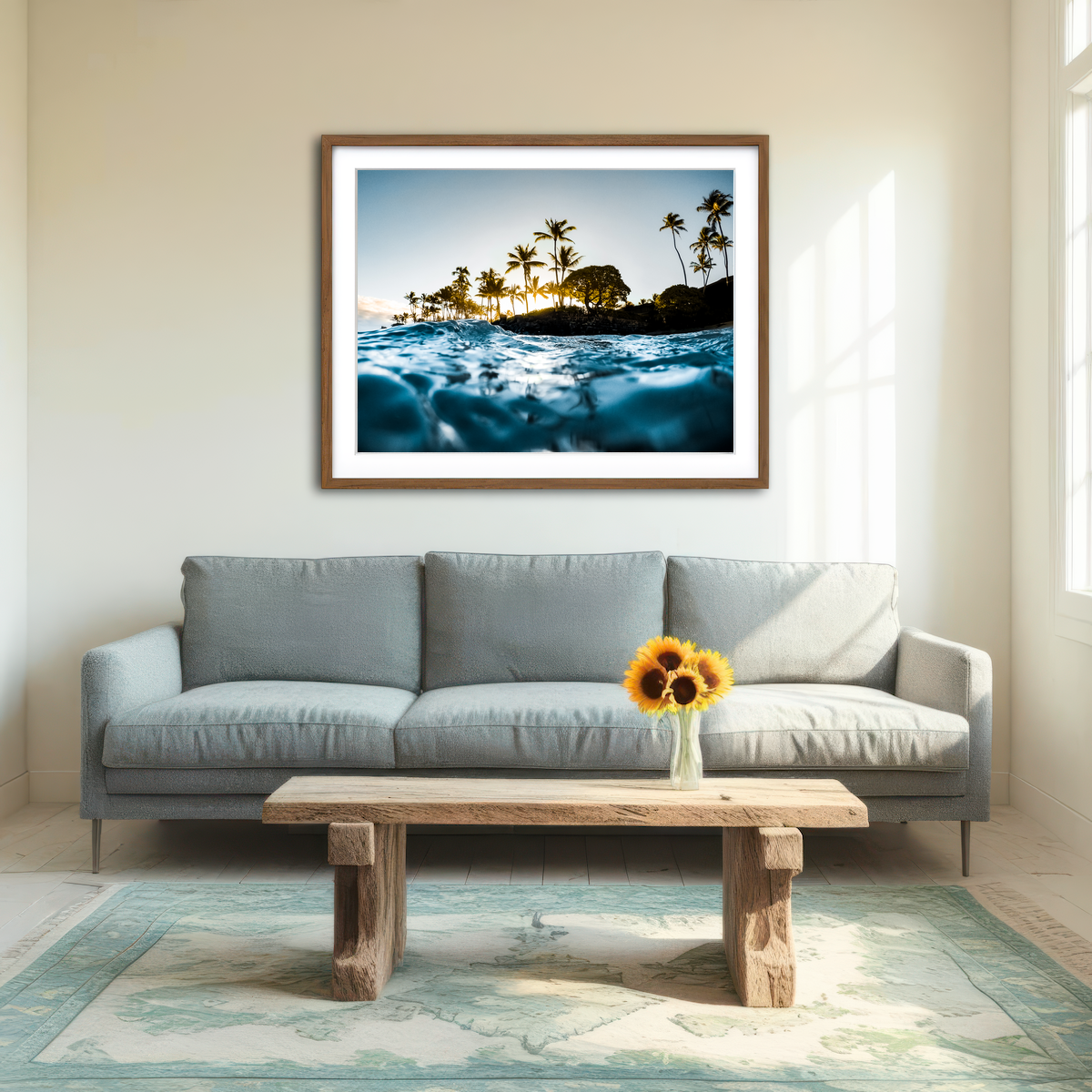 AUTO-MOCKUP ROOM | Warm Waters Wall Art