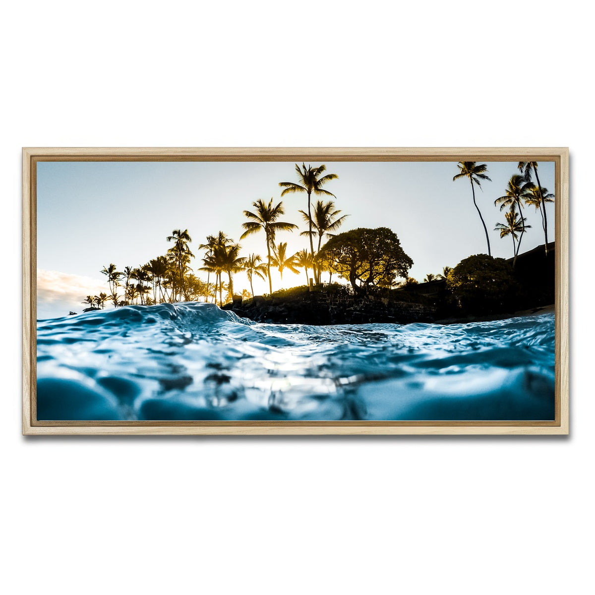 AUTO-MOCKUP WHITE | Warm Waters | 1 Piece | Natural Framed Canvas | group=2x1