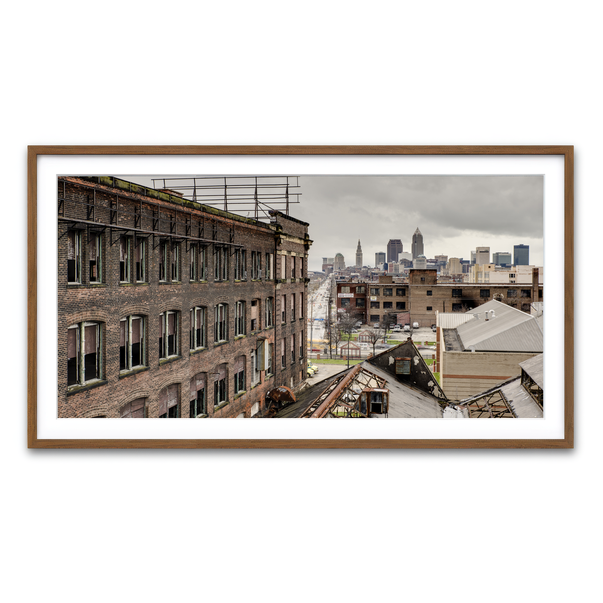 Framed Print 2x1 Walnut