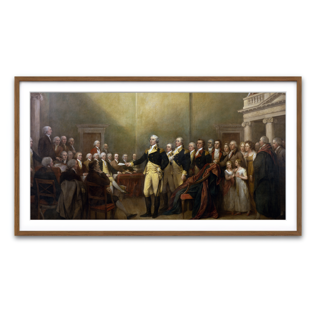 Framed Print 2x1 Walnut