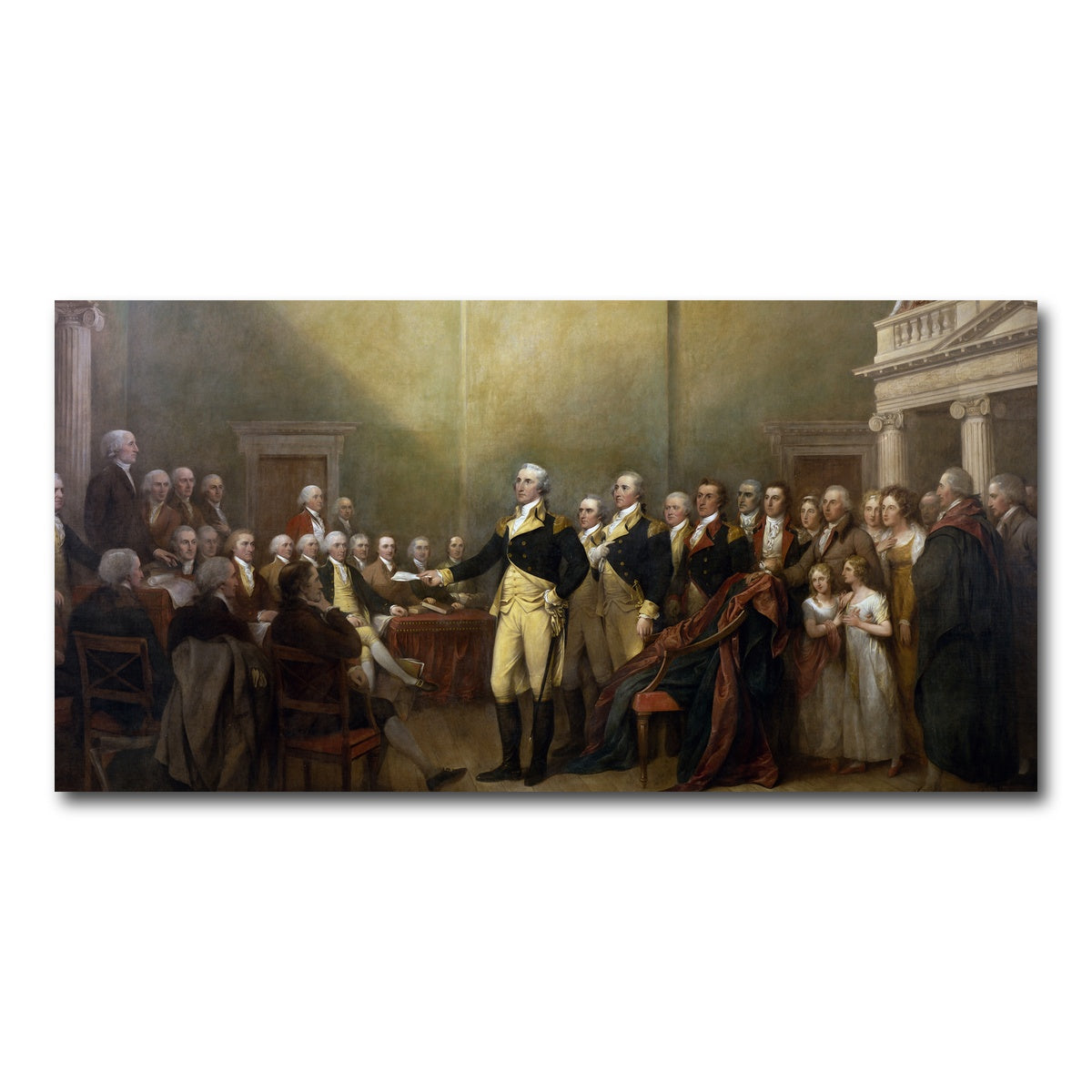 AUTO-MOCKUP WHITE | Washington Resignation | 1 Piece | Gallery Wrap Canvas | group=2x1