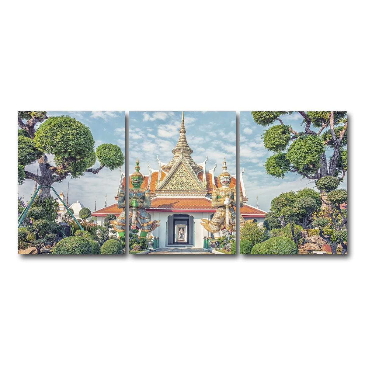 AUTO-MOCKUP WHITE | Wat Arun | 3 Piece | Gallery Wrap Canvas | group=18x24