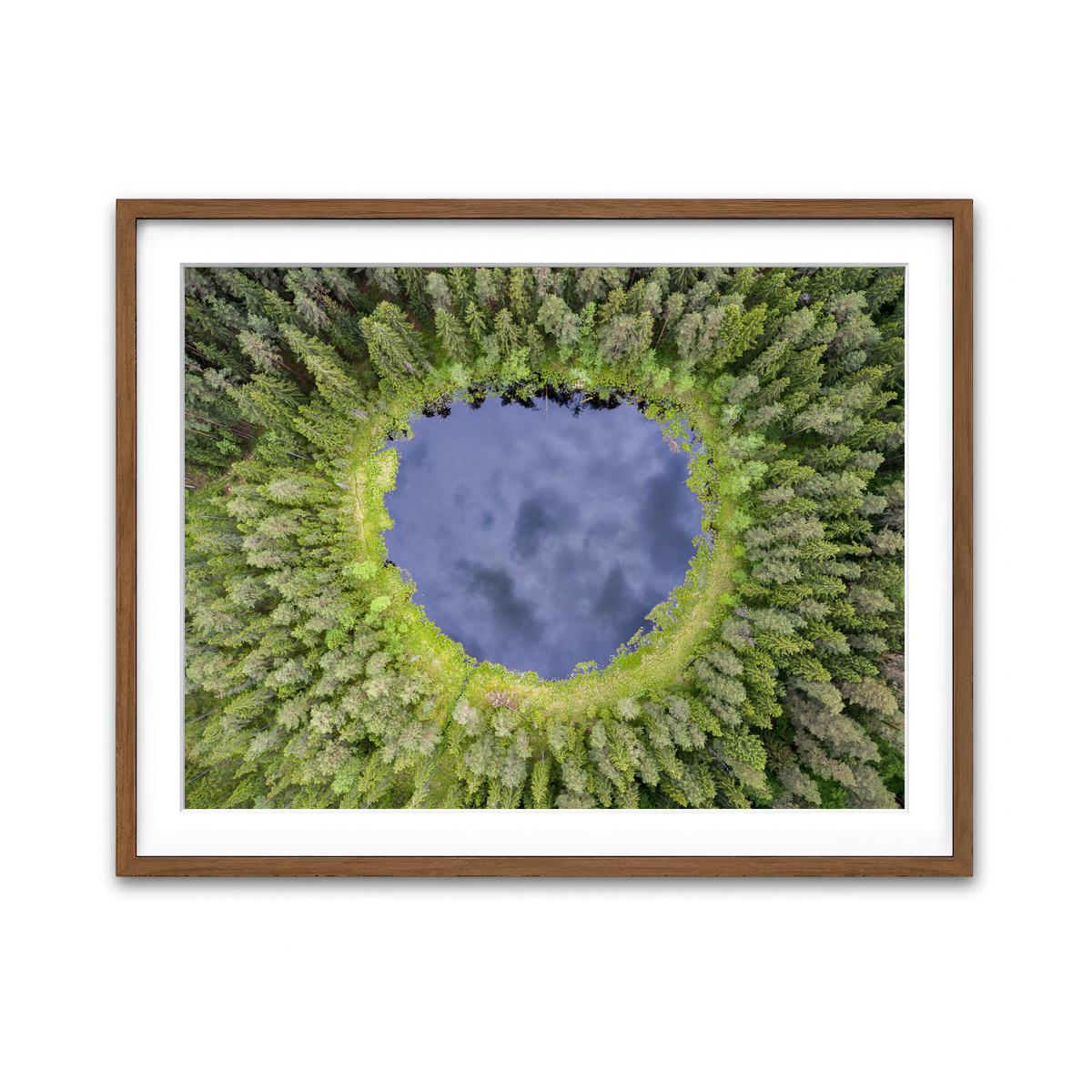 Framed Print 4x3 Walnut