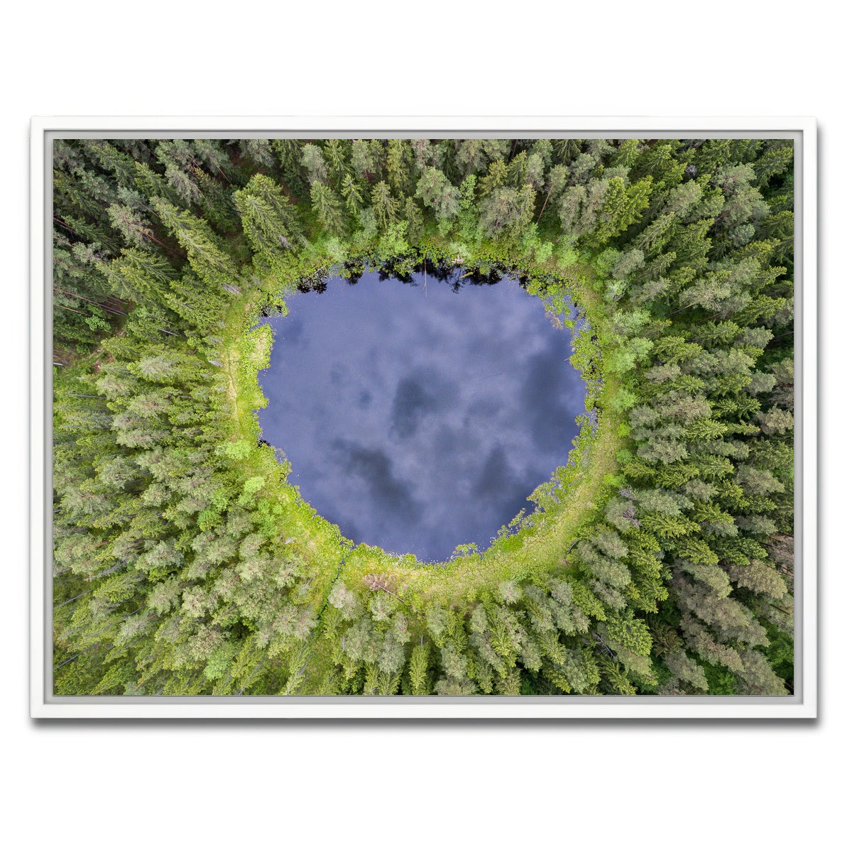 AUTO-MOCKUP WHITE | Water Hole | 1 Piece | White Framed Canvas | group=4x3