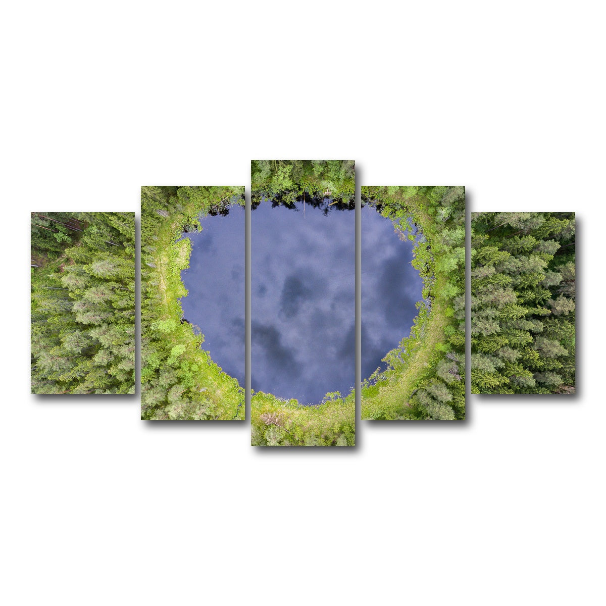 AUTO-MOCKUP WHITE | Water Hole | 5 Piece | Gallery Wrap Canvas | group=5_normal