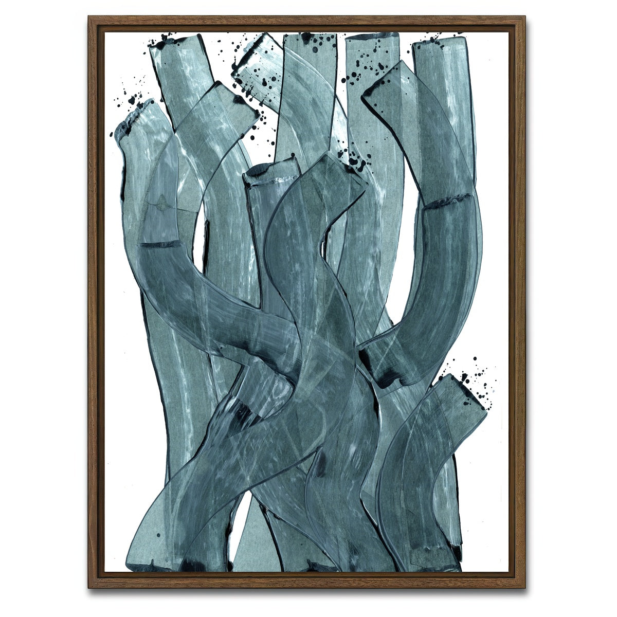 AUTO-MOCKUP WHITE | Water Paint | 1 Piece | Walnut Framed Canvas | group=3x4