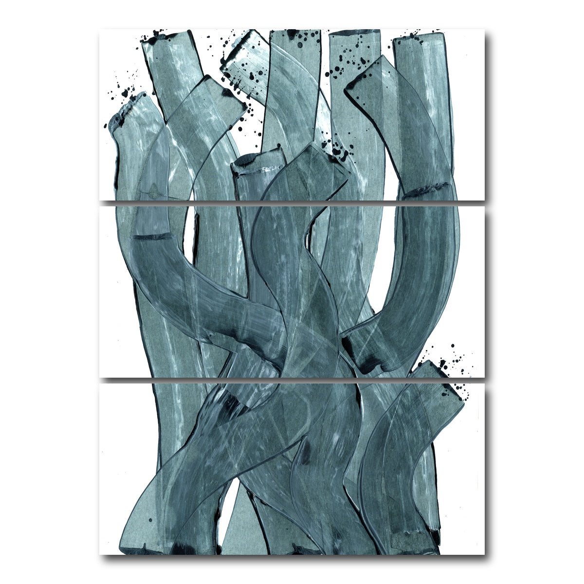 AUTO-MOCKUP WHITE | Water Paint | 3 Piece | Gallery Wrap Canvas | group=8x18_stacked