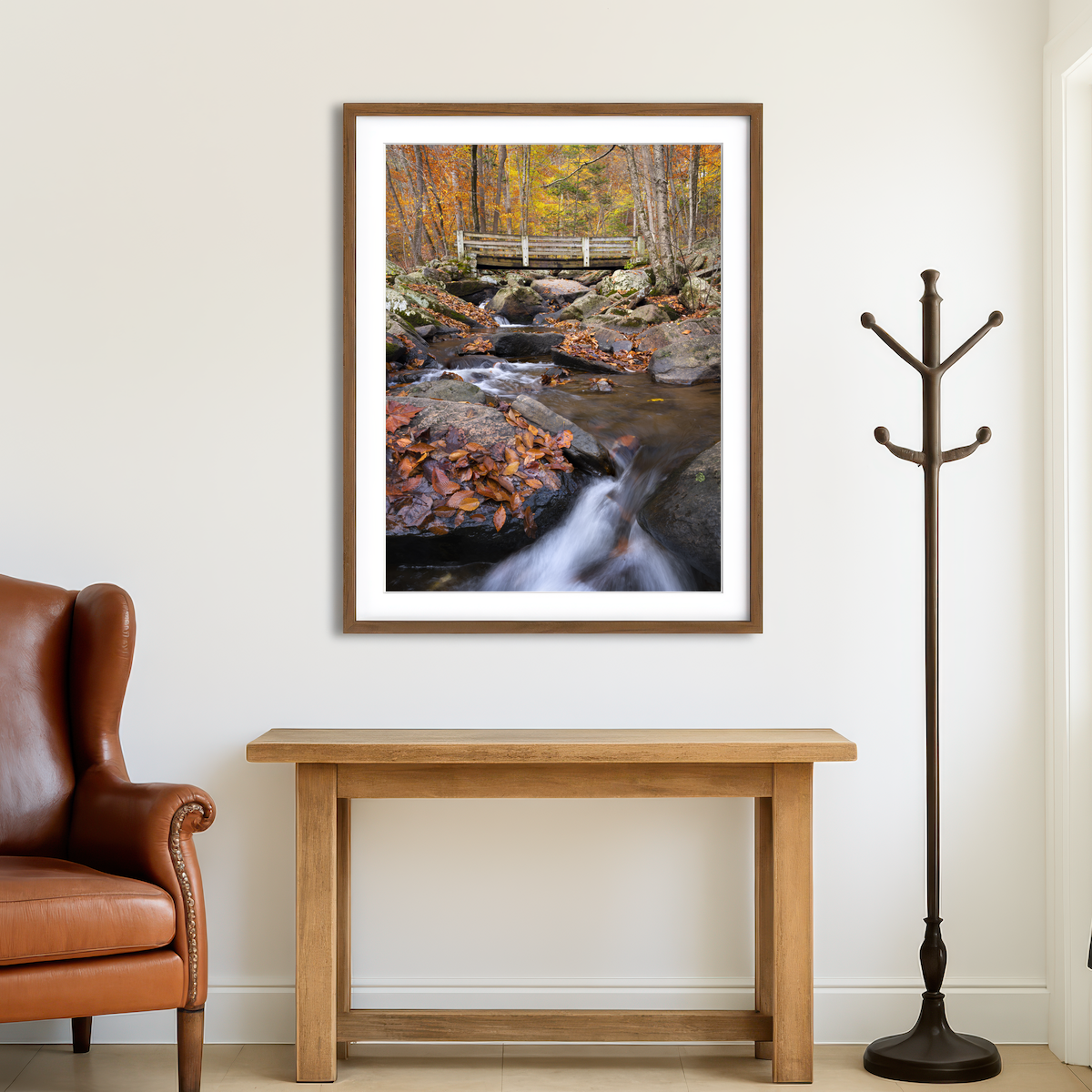 AUTO-MOCKUP ROOM | Water Under the Bridge Wall Art