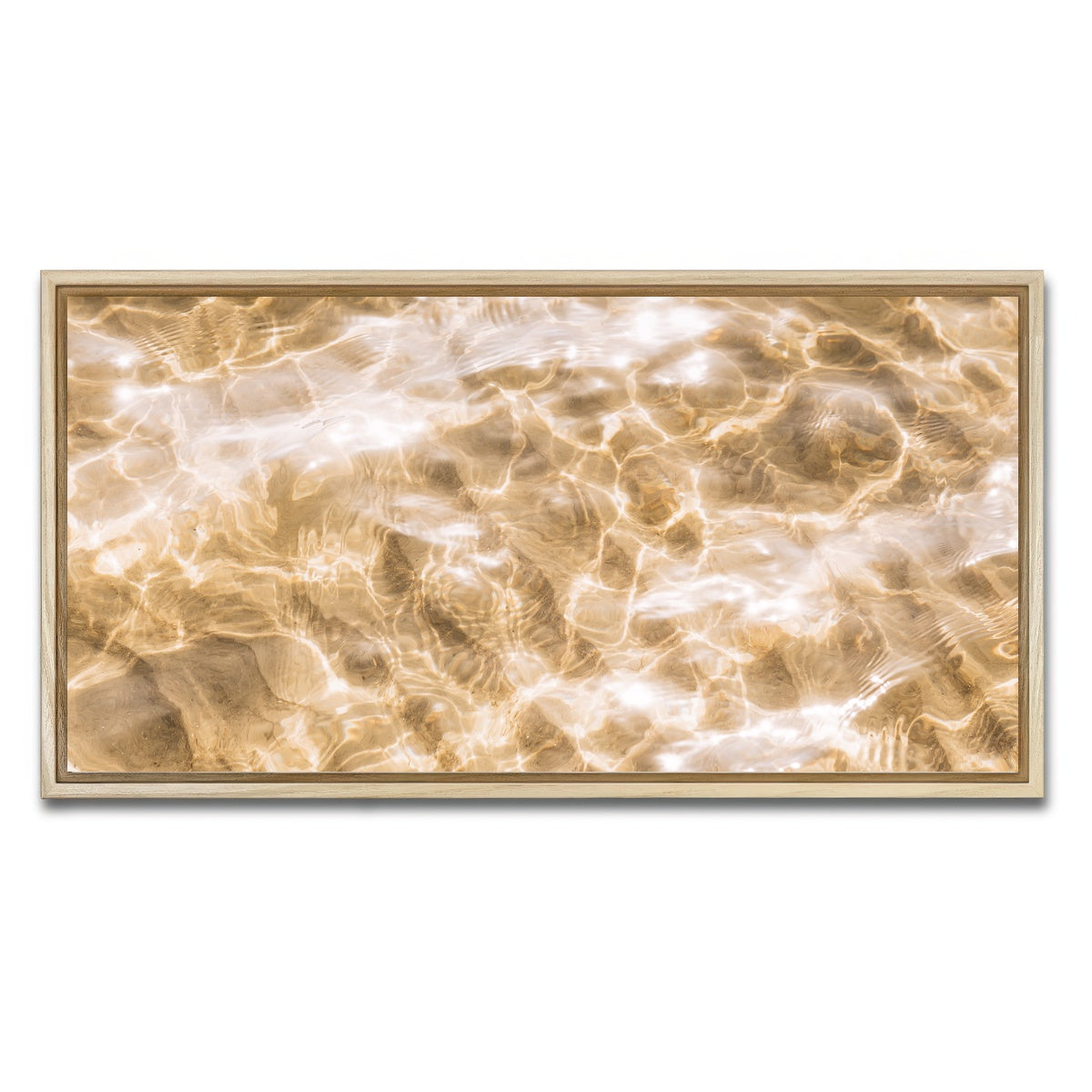 AUTO-MOCKUP WHITE | Water | 1 Piece | Natural Framed Canvas | group=2x1