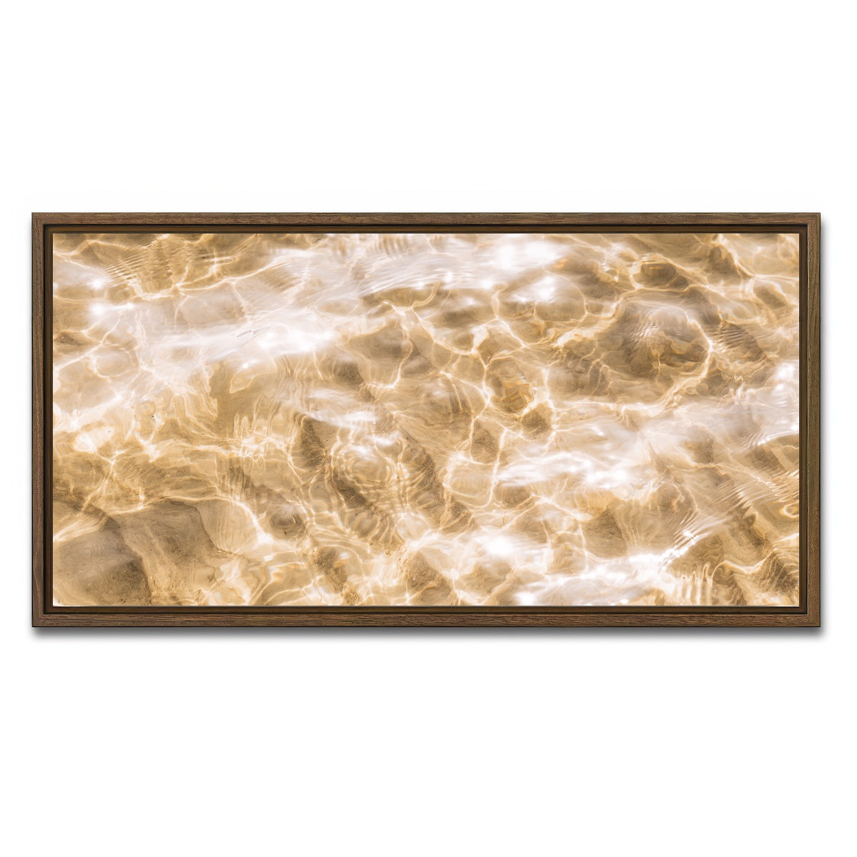 AUTO-MOCKUP WHITE | Water | 1 Piece | Walnut Framed Canvas | group=2x1