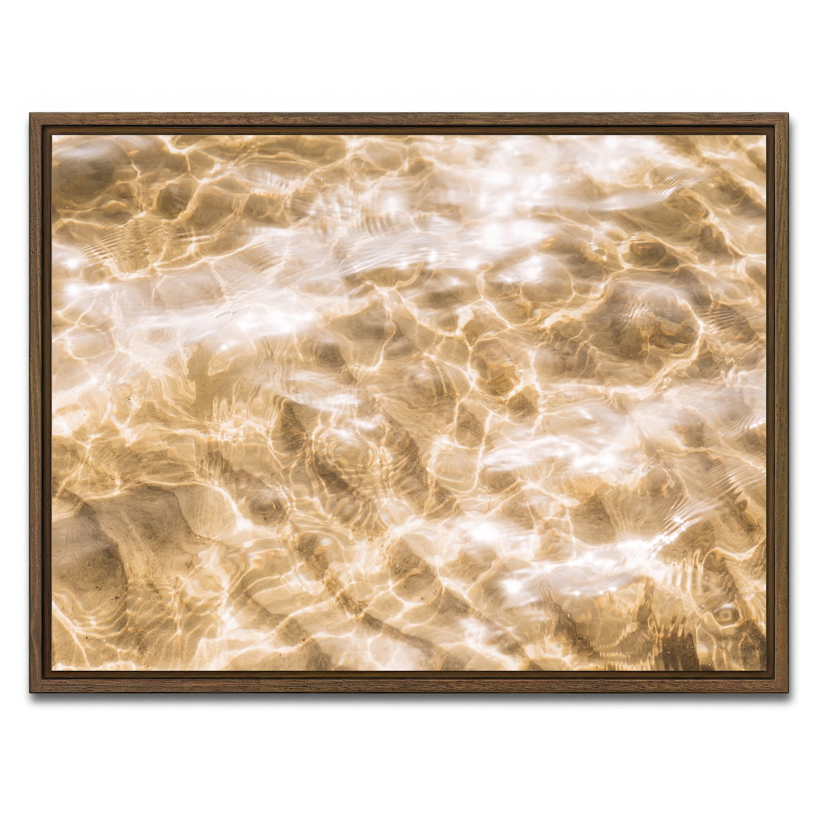 AUTO-MOCKUP WHITE | Water | 1 Piece | Walnut Framed Canvas | group=4x3