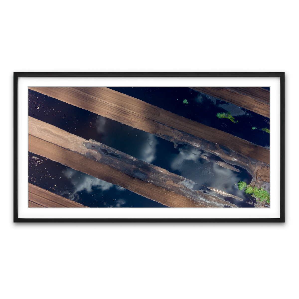 Framed Print 2x1 Black