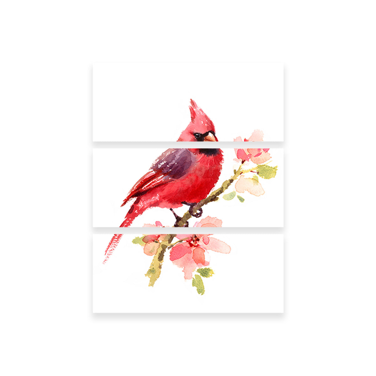 Watercolor Cardinal Wall Art