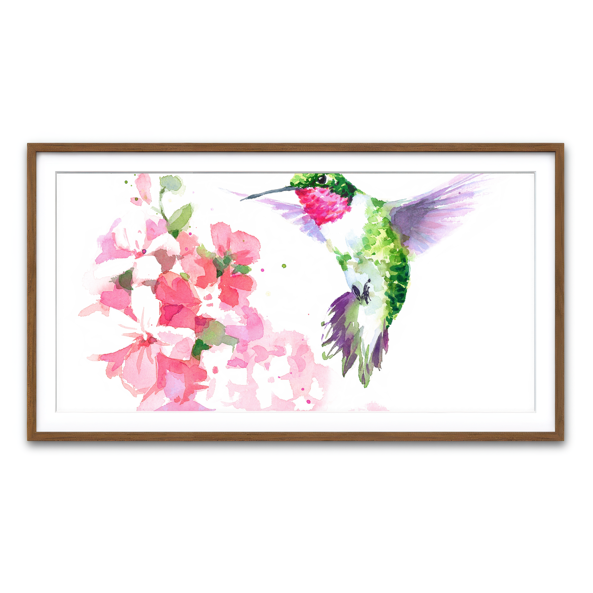 Framed Print 2x1 Walnut