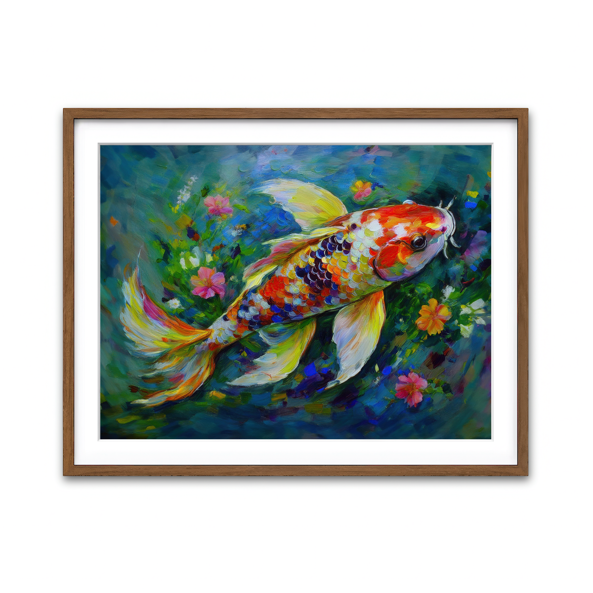 Framed Print 4x3 Walnut