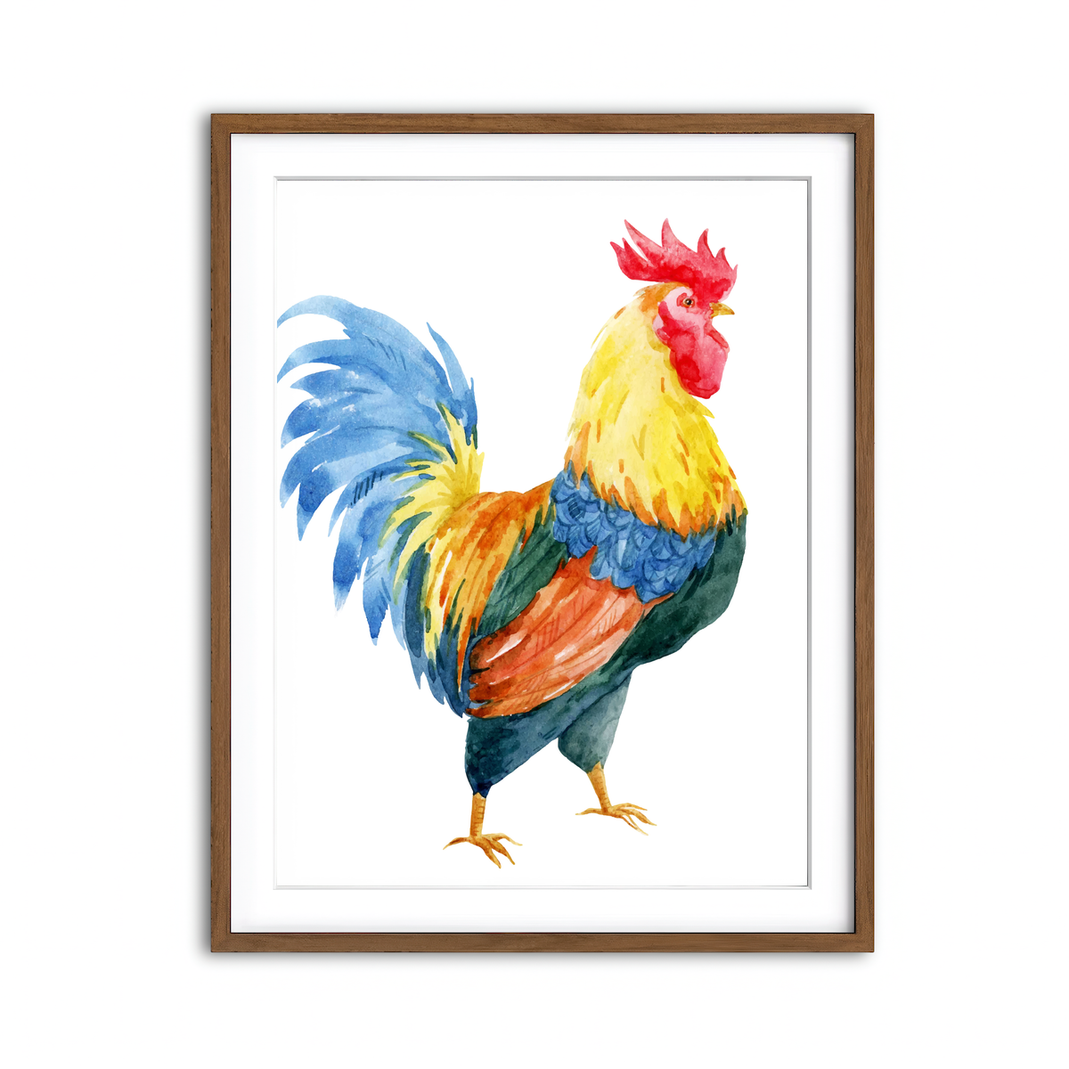 Framed Print 3x4 Walnut