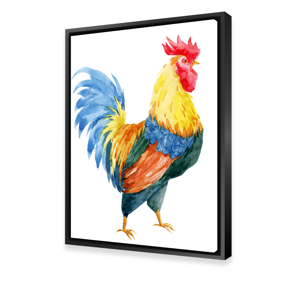 Watercolor rooster Wall Art