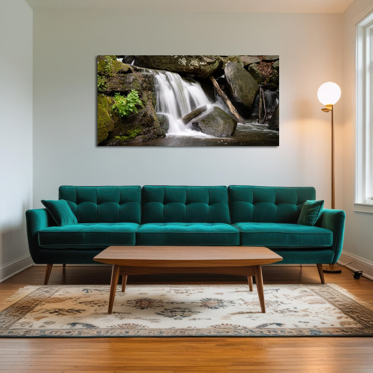 AUTO-MOCKUP ROOM | Waterfall Portrait
