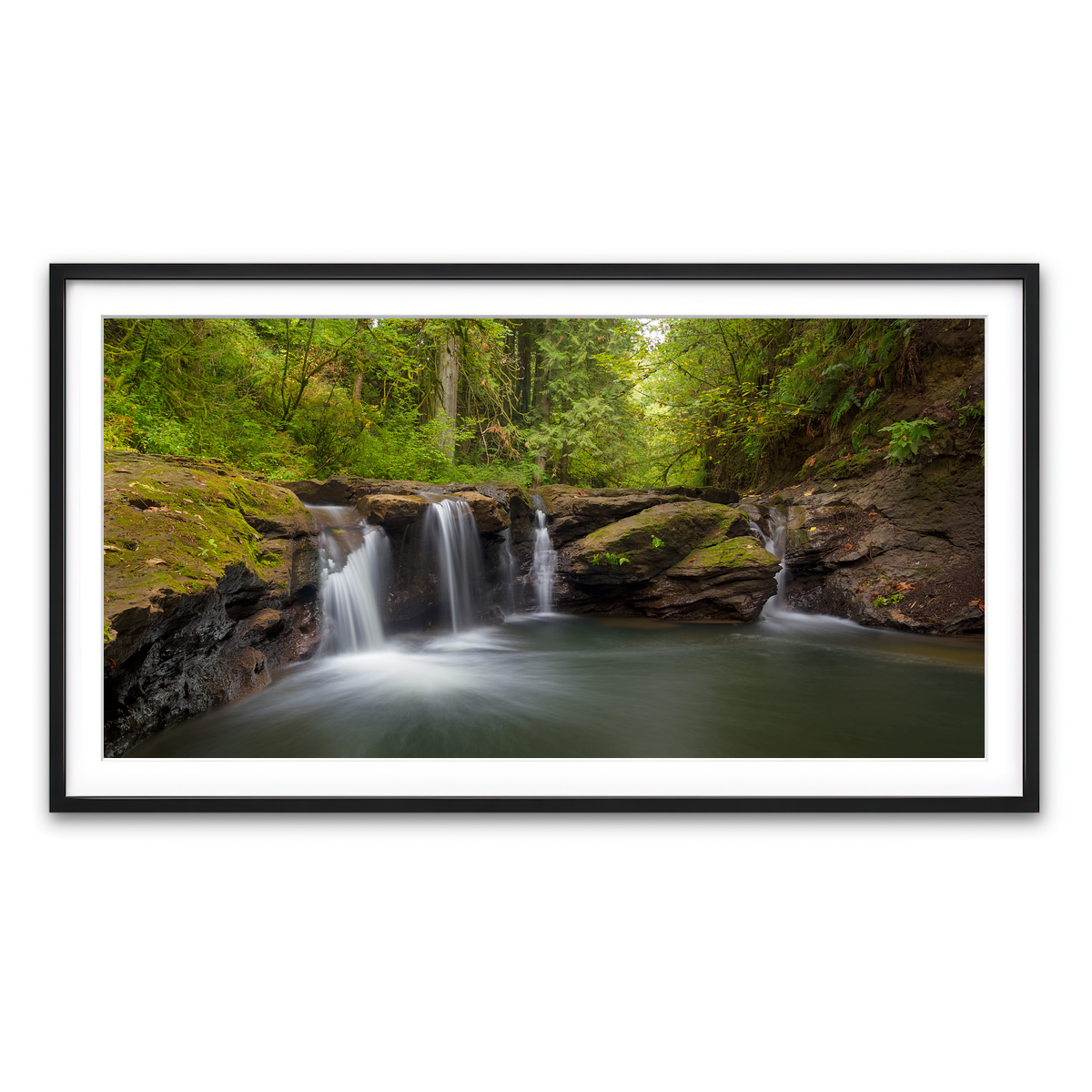 Framed Print 2x1 Black