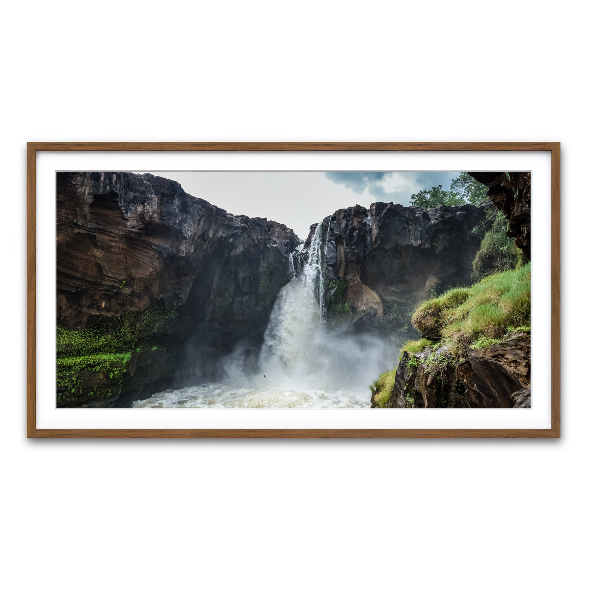 Framed Print 2x1 Walnut