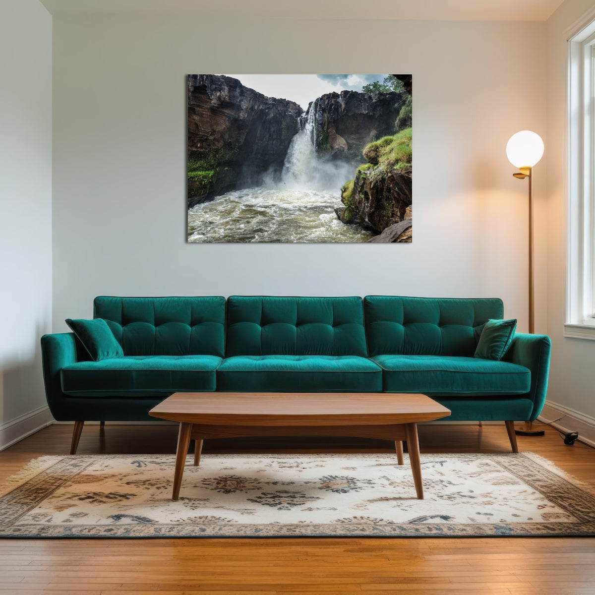 AUTO-MOCKUP ROOM | Waterfall of Rio Farinha - Brazil