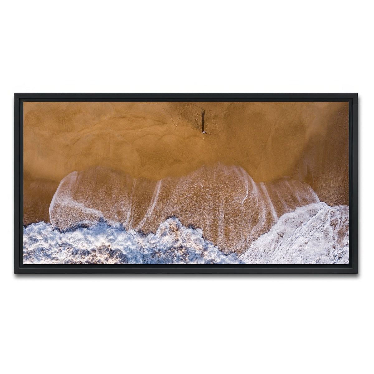 AUTO-MOCKUP WHITE | Wave Watcher | 1 Piece | Black Framed Canvas | group=2x1