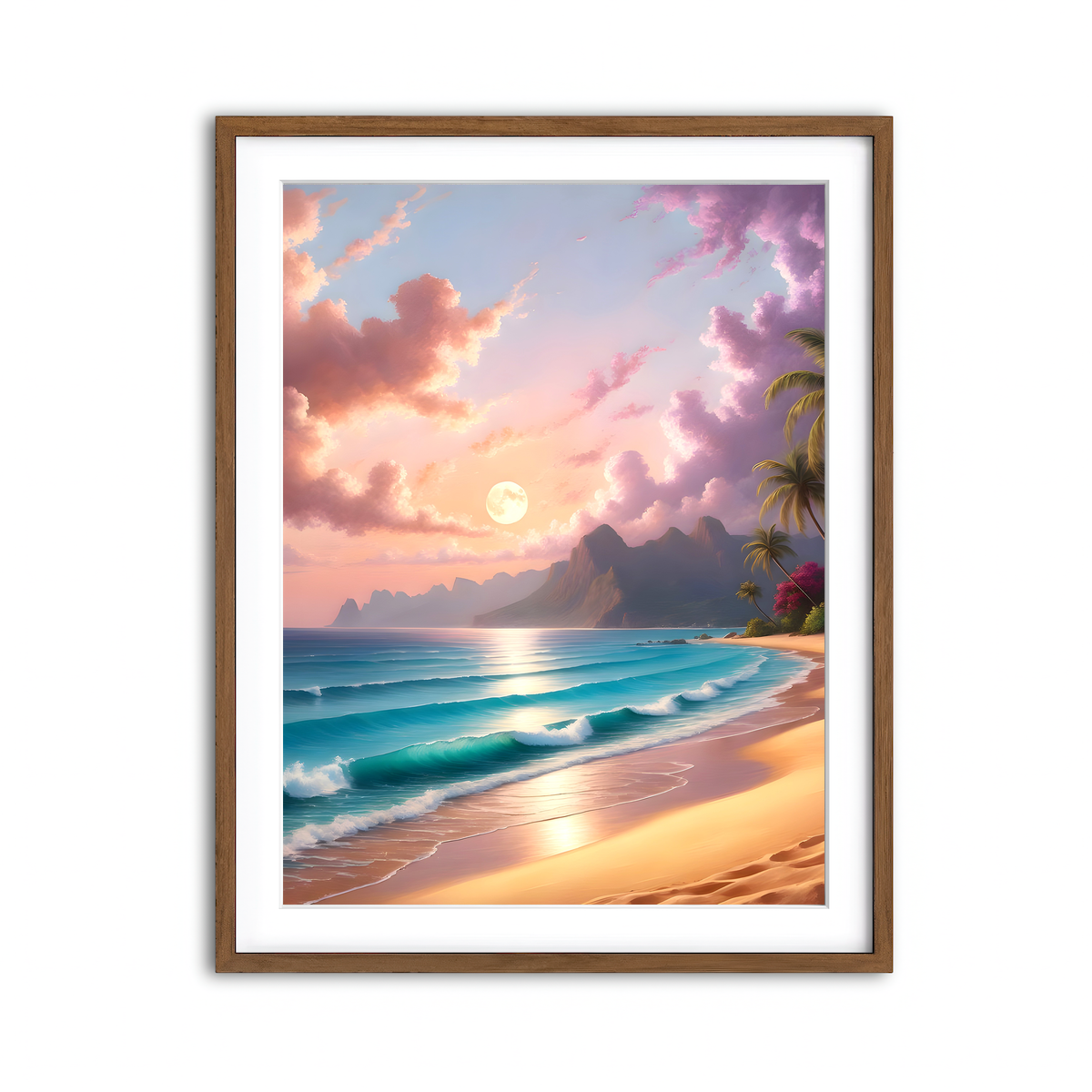 Framed Print 3x4 Walnut