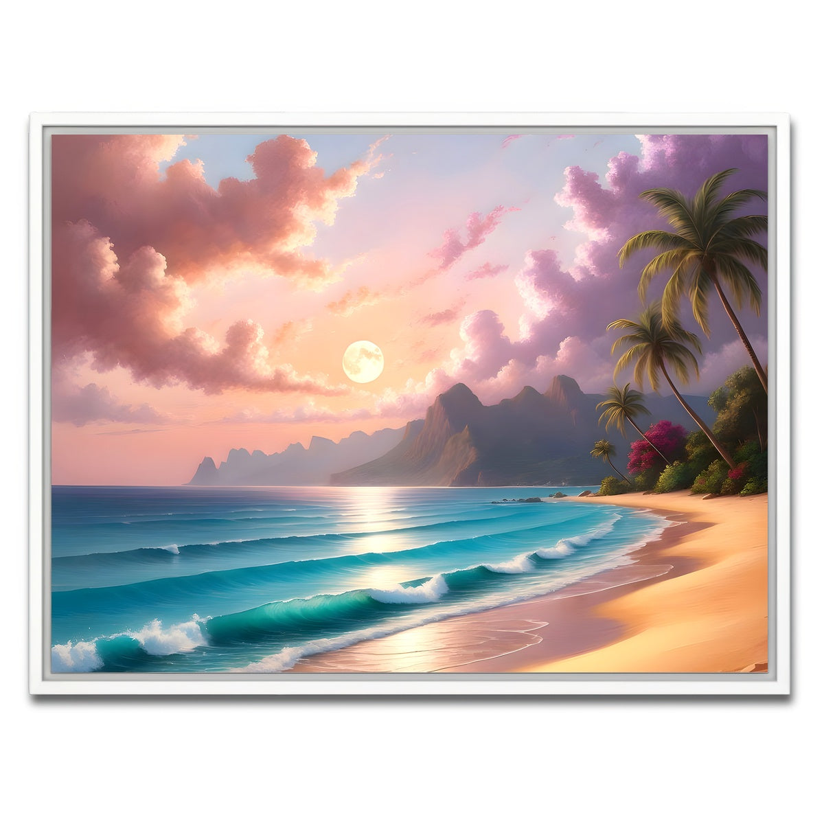 AUTO-MOCKUP WHITE | Waves of Serenity | 1 Piece | White Framed Canvas | group=4x3