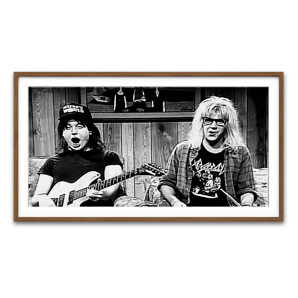 Framed Print 2x1 Walnut