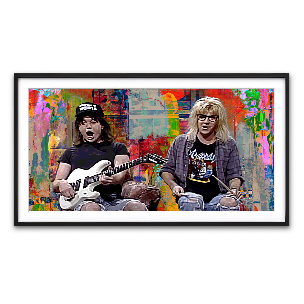 Framed Print 2x1 Black