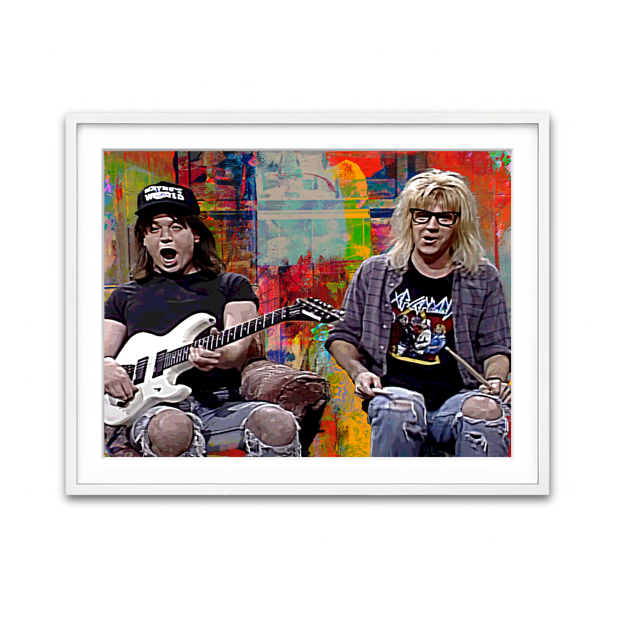 Framed Print 4x3 White