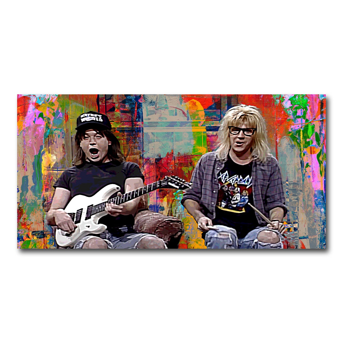 AUTO-MOCKUP WHITE | Wayne's World | 1 Piece | Gallery Wrap Canvas | group=2x1